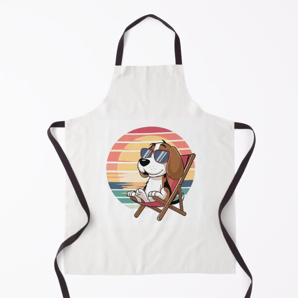 Item preview, A cartoon illustration of a beagle dog wearing sun designed and sold by chessnegocios.