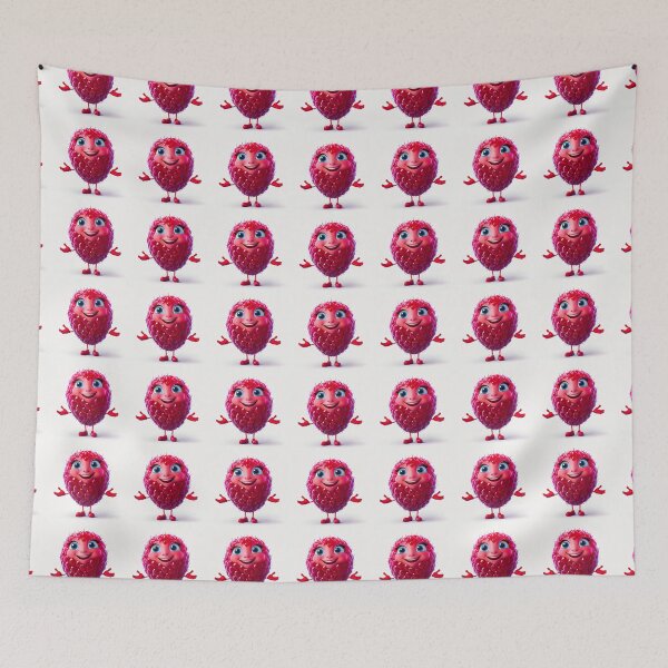 Item preview, Smily rasberry fruit 2 designed and sold by MetallenaLux.