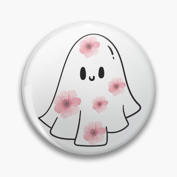 Artikelvorschau, Floral Ghost Coquette Style Gruseliger Geist mit Blume entworfen und verkauft von CCKimShop.