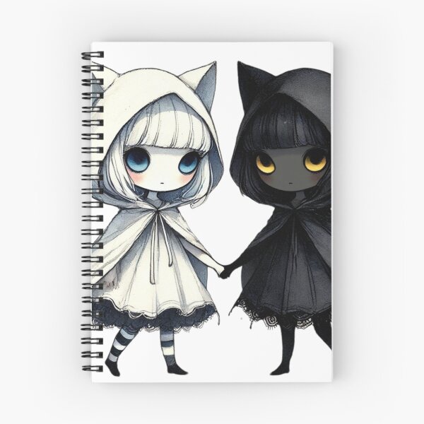 Item preview, white cat and black cat type1 designed and sold by II0FU5.