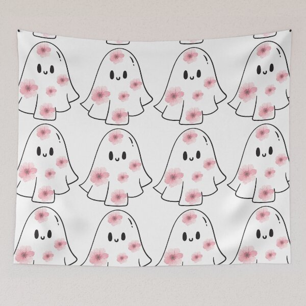 Item preview, Floral Ghost Coquette Style Spooky Ghost With Flower designed and sold by CCKimShop.