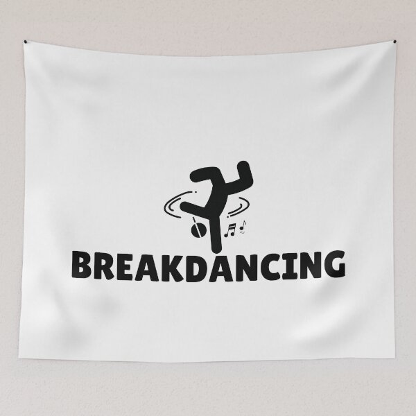 Item preview, BREAKDANCING (3) - BLACK designed and sold by ArtsyCity.