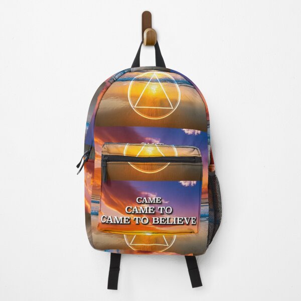 Item preview, CAME TO BELIEVE AA Slogan Beach at Sunrise designed and sold by ApexDesigners.