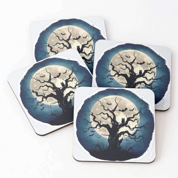 Item preview, "Quiet Night: Tree beneath the Moonlight" designed and sold by Selinepop.