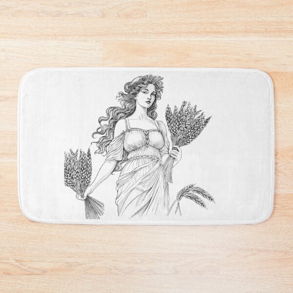 Item preview, A Lammas Goddess Celebrating the first harvest and bountiful abundance of grain designed and sold by TraceyEvansArt.
