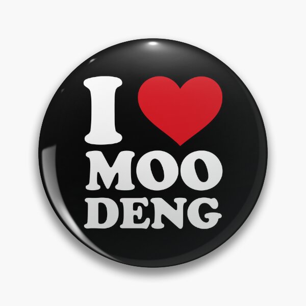 Artikelvorschau, Ich liebe Moo Deng - weiß entworfen und verkauft von EmeraldeaDesign.