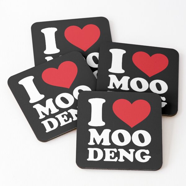Artikelvorschau, Ich liebe Moo Deng - weiß entworfen und verkauft von EmeraldeaDesign.