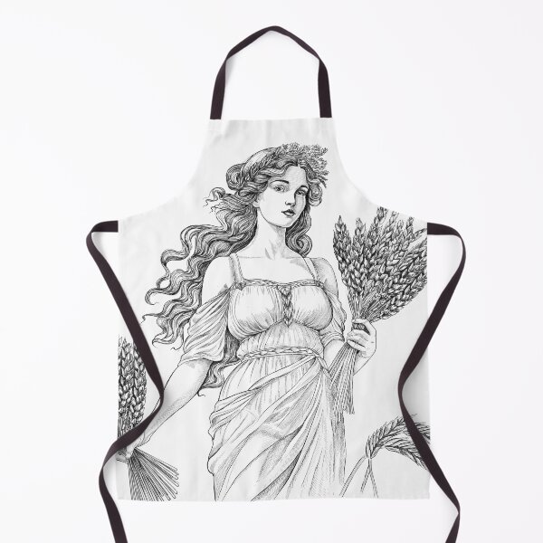Item preview, A Lammas Goddess Celebrating the first harvest and bountiful abundance of grain designed and sold by TraceyEvansArt.