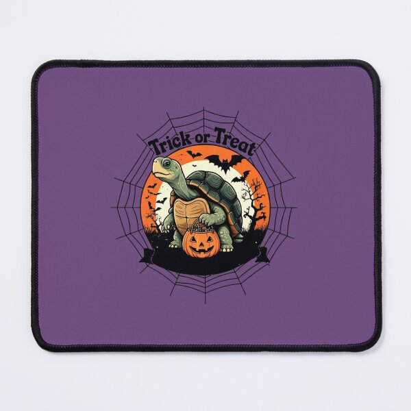 Item preview, Cartoon Turtle in Costume with Jack-o-Lantern Treat Bag – Trick or Treat Halloween Art designed and sold by Claw Prod Co.