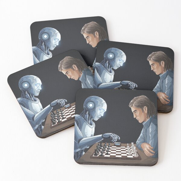 Item preview, AI vs Human Chess Battle designed and sold by Gifts0.