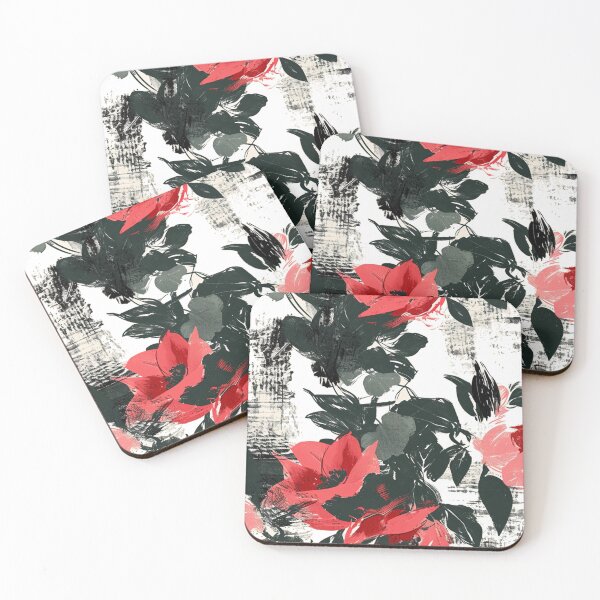 Item preview, Fiery Florals: Floral Watercolor designed and sold by geekAIfasion.