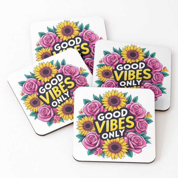Item preview, Good Vibes Only Bright Colourful designed and sold by MoonMonkeyNbear.