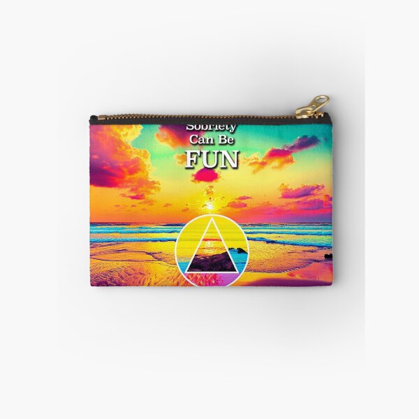 Item preview, Sobriety Can Be FUN AA Slogan Beach at Sunrise designed and sold by ApexDesigners.