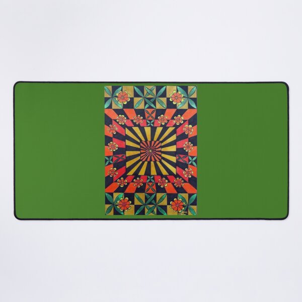 Item preview, 891 - GEOMETRIC FLOWER POWER - DAVE EDWARDS - MIXED MEDIA - 2024 designed and sold by BLYTHART.