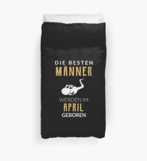 Funda nórdica Die männer werden im April geboren lustiges Geschenk
