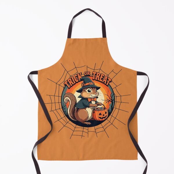 Item preview, Trick or Treat Cartoon Chipmunk in Costume with Jack-o-Lantern Bag – Halloween Design designed and sold by Claw Prod Co.