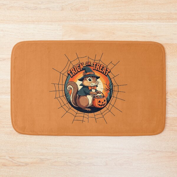 Item preview, Trick or Treat Cartoon Chipmunk in Costume with Jack-o-Lantern Bag – Halloween Design designed and sold by Claw Prod Co.