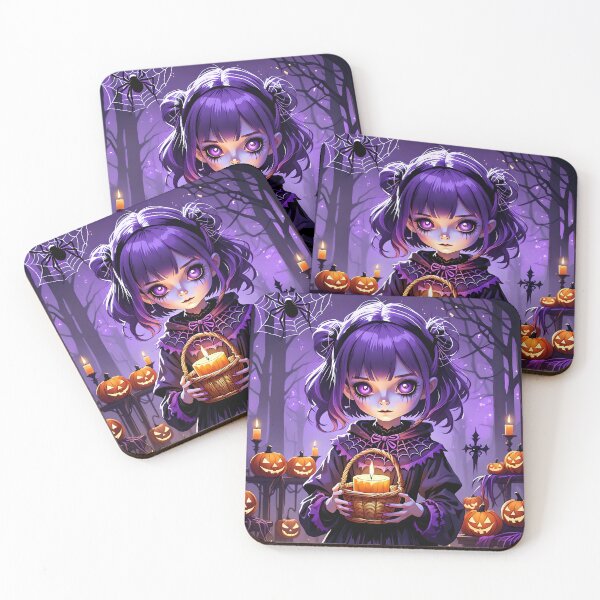 Item preview, Enchanted Shadows: Violet which jack-o'-lanterns designed and sold by DEEPDesignsART.