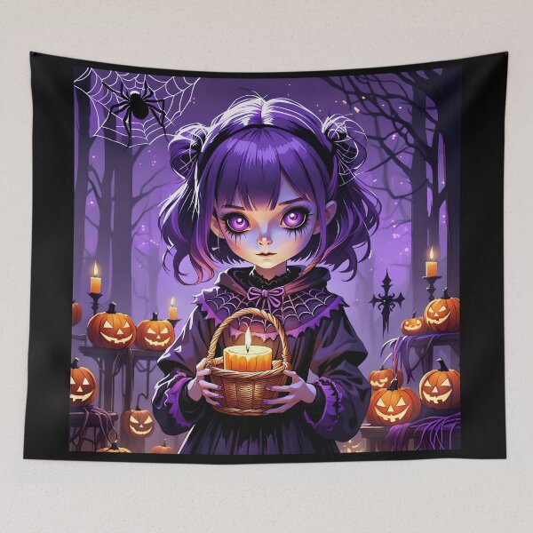 Item preview, Enchanted Shadows: Violet which jack-o'-lanterns designed and sold by DEEPDesignsART.