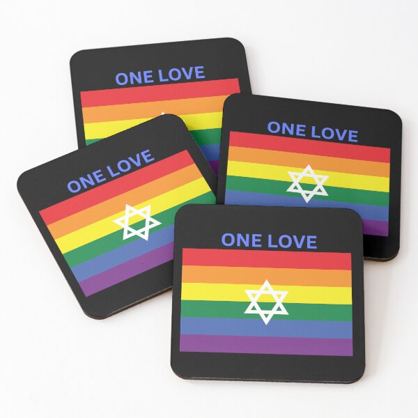 Item preview, Jewish rainbow sign designed and sold by seahorse crossing.
