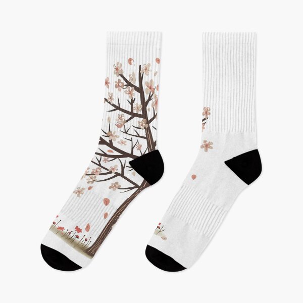 Item preview, Cute Cat and Blossom Tree in the park designed and sold by mando24895.