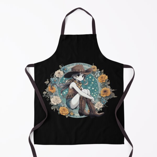 Item preview, cowgirl sitting in flowers designed and sold by Carrot-4Thought.