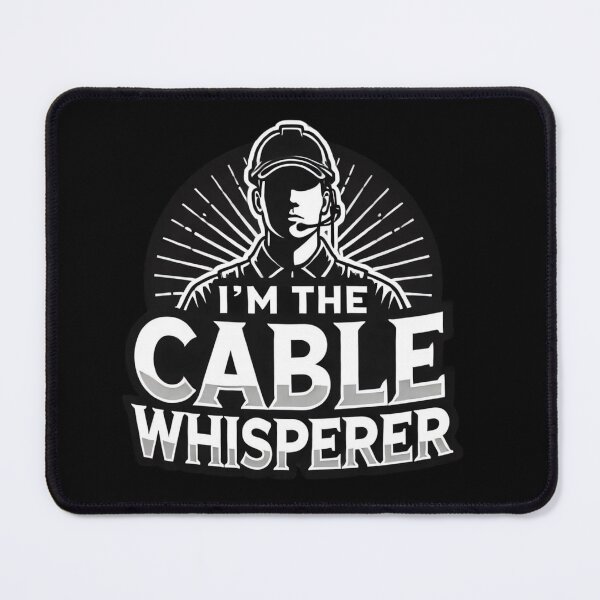 Item preview, I'm the Cable Whisperer – Telecommunications Worker Tee designed and sold by BlankCanvasHaHa.