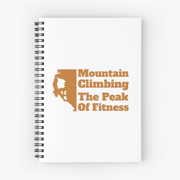 Item preview, Mountain Climbing The Peak Of Fitness! Funny Mountain Climber designed and sold by PMCreative.