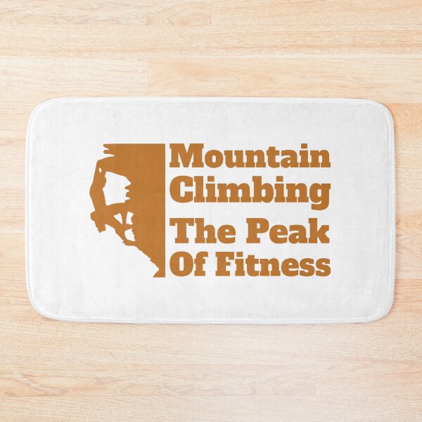 Item preview, Mountain Climbing The Peak Of Fitness! Funny Mountain Climber designed and sold by PMCreative.