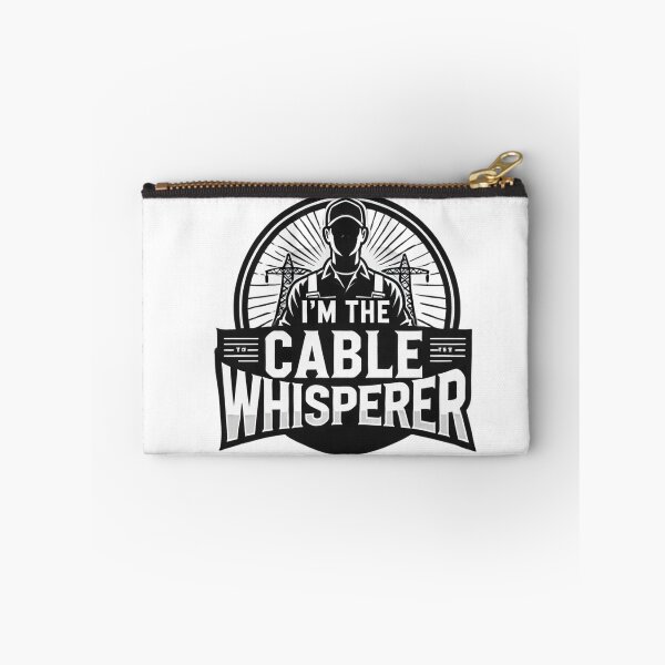 Item preview, I'm the Cable Whisperer – Telecommunications Worker Tee designed and sold by BlankCanvasHaHa.