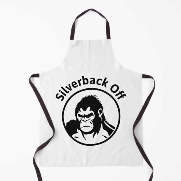 Item preview, Silverback Off! Funny Gorilla Black designed and sold by PMCreative.
