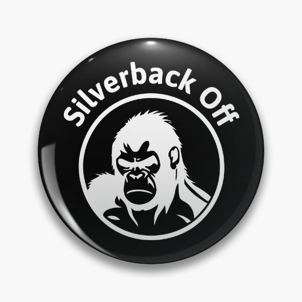 Item preview, Silverback Off! Funny Gorilla White And Black designed and sold by PMCreative.