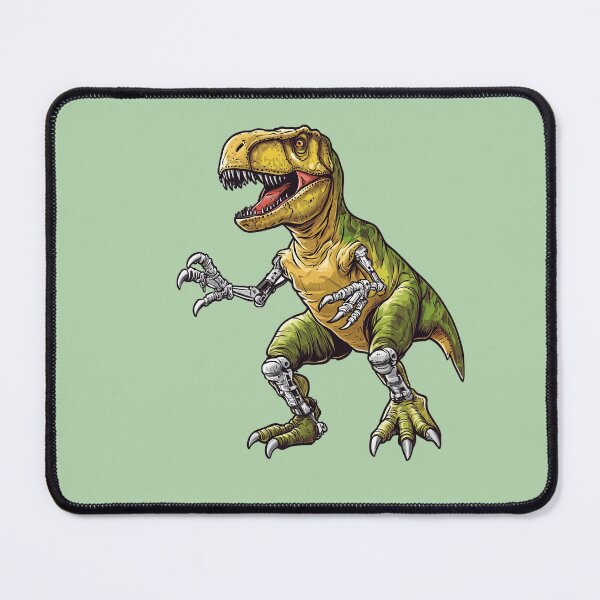 Item preview, Cybernetic T-Rex Dinosaur Illustration designed and sold by BeUniqueCo.