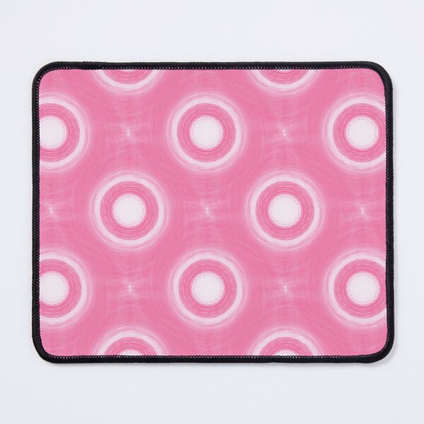 Item preview, White Ring Light Pattern on Pastel Pink designed and sold by Artistestella.