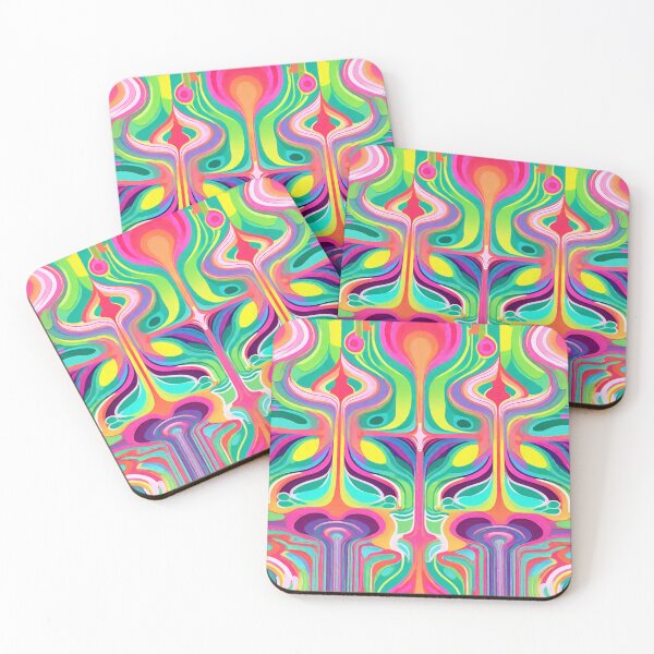 Item preview, A Vibrant Psychedelic Exploration of 1960s Art Patterns designed and sold by HLPsychDesigns.