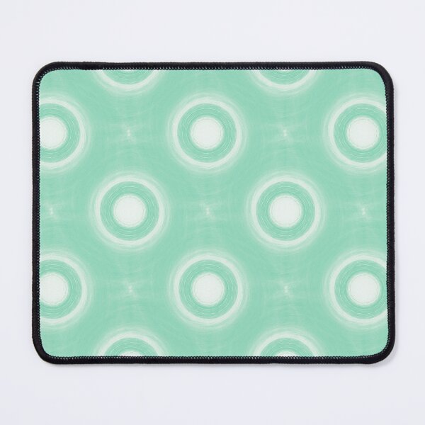 Item preview, White Ring Light Pattern on Pastel Green designed and sold by Artistestella.