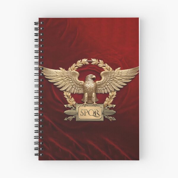 Item preview, Gold Roman Imperial Eagle - SPQR Special Edition II over Red Velvet designed and sold by Serge Averbukh Art Studio.