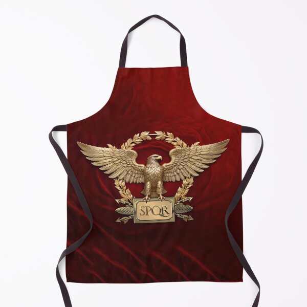 Item preview, Gold Roman Imperial Eagle - SPQR Special Edition II over Red Velvet designed and sold by Serge Averbukh Art Studio.