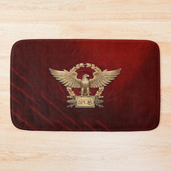 Item preview, Gold Roman Imperial Eagle - SPQR Special Edition II over Red Velvet designed and sold by Serge Averbukh Art Studio.
