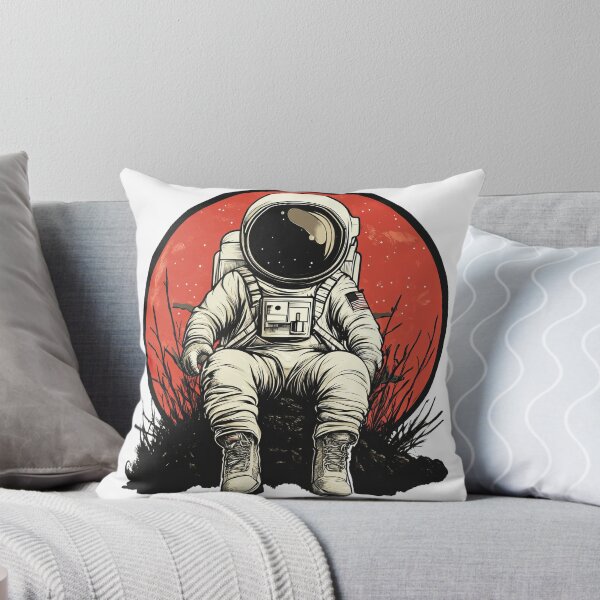 Item preview, Astronaut on Red Planet Illustration designed and sold by BeUniqueCo.