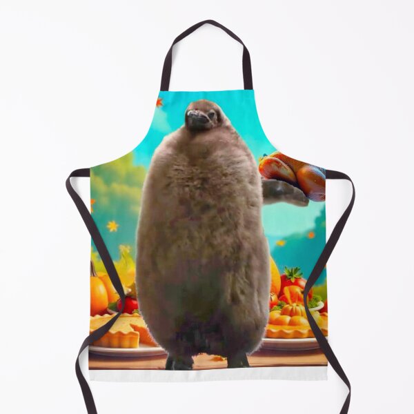 Item preview, PESTO THE PENGUIN BRINGS TURKEY DINNER THANKSGIVING FALL FEAST designed and sold by Arts4U.