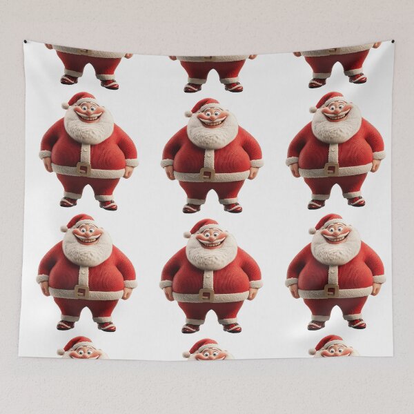 Item preview, Cheerful Santa Claus in Classic Red Suit designed and sold by IllustrifyArts.