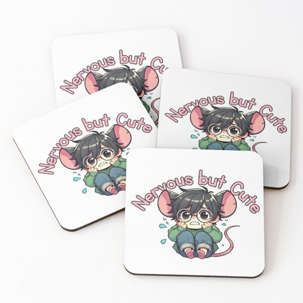 Item preview, Adorably Shy Mouse with Glasses in Panic Mode designed and sold by kylmllr101684.