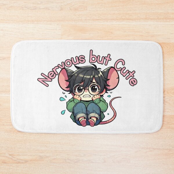 Item preview, Adorably Shy Mouse with Glasses in Panic Mode designed and sold by kylmllr101684.