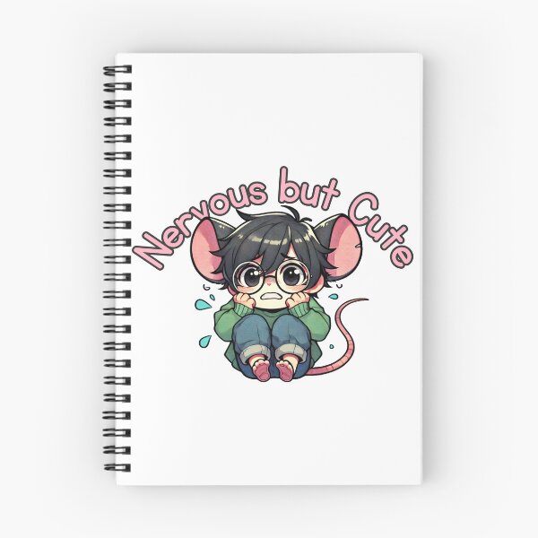 Item preview, Adorably Shy Mouse with Glasses in Panic Mode designed and sold by kylmllr101684.