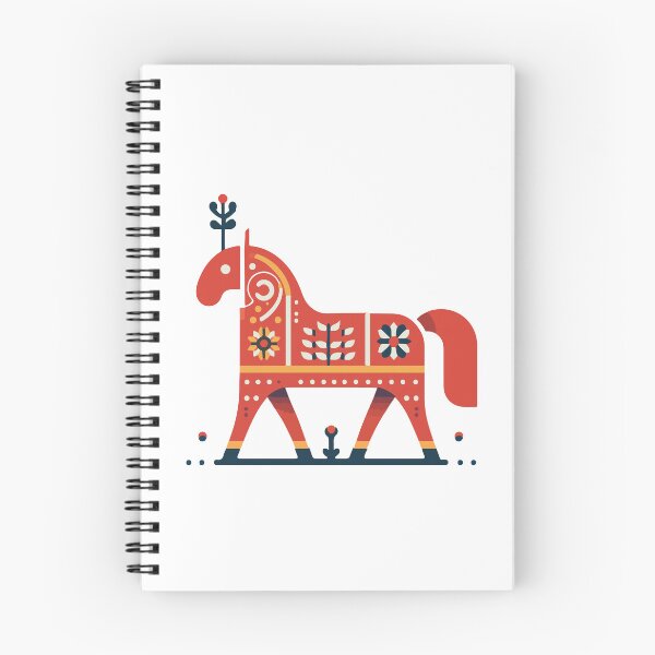 Item preview, Red Dala - Swedish Dala horse designed and sold by karolinahinc.