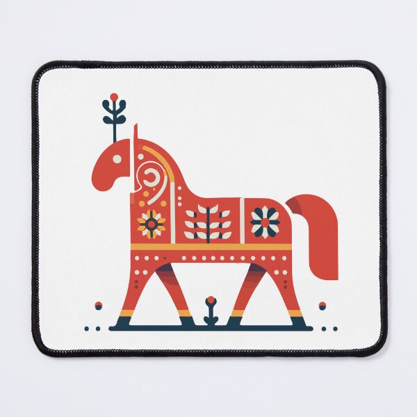 Item preview, Red Dala - Swedish Dala horse designed and sold by karolinahinc.