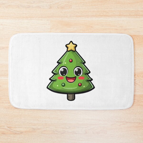 Item preview, Smiling Christmas Tree with Star designed and sold by IllustrifyArts.