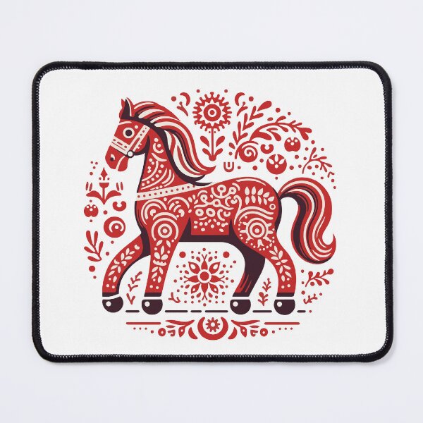 Item preview, Red Dala - Swedish Dala horse designed and sold by karolinahinc.