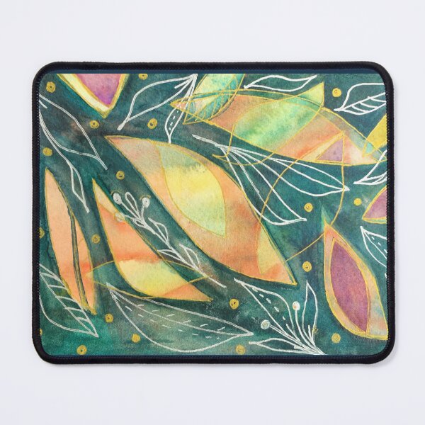 Item preview, "Intuition" - Layered Watercolour Leaves by SalsySafrano. designed and sold by SalsySafrano.